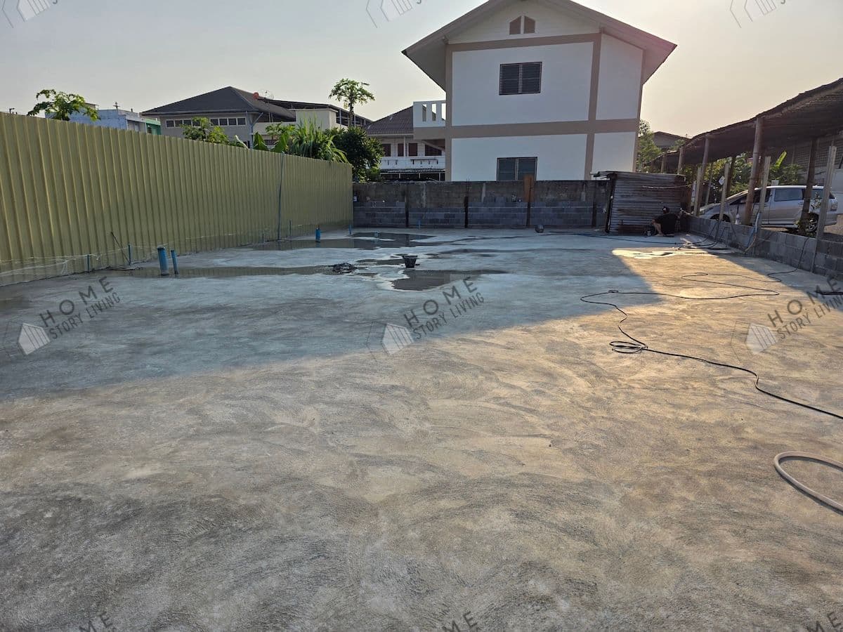 เตรียมความพร้อมหน้างาน: ฐานรากคอนกรีตสำหรับบ้านสำเร็จรูป พระราม 2