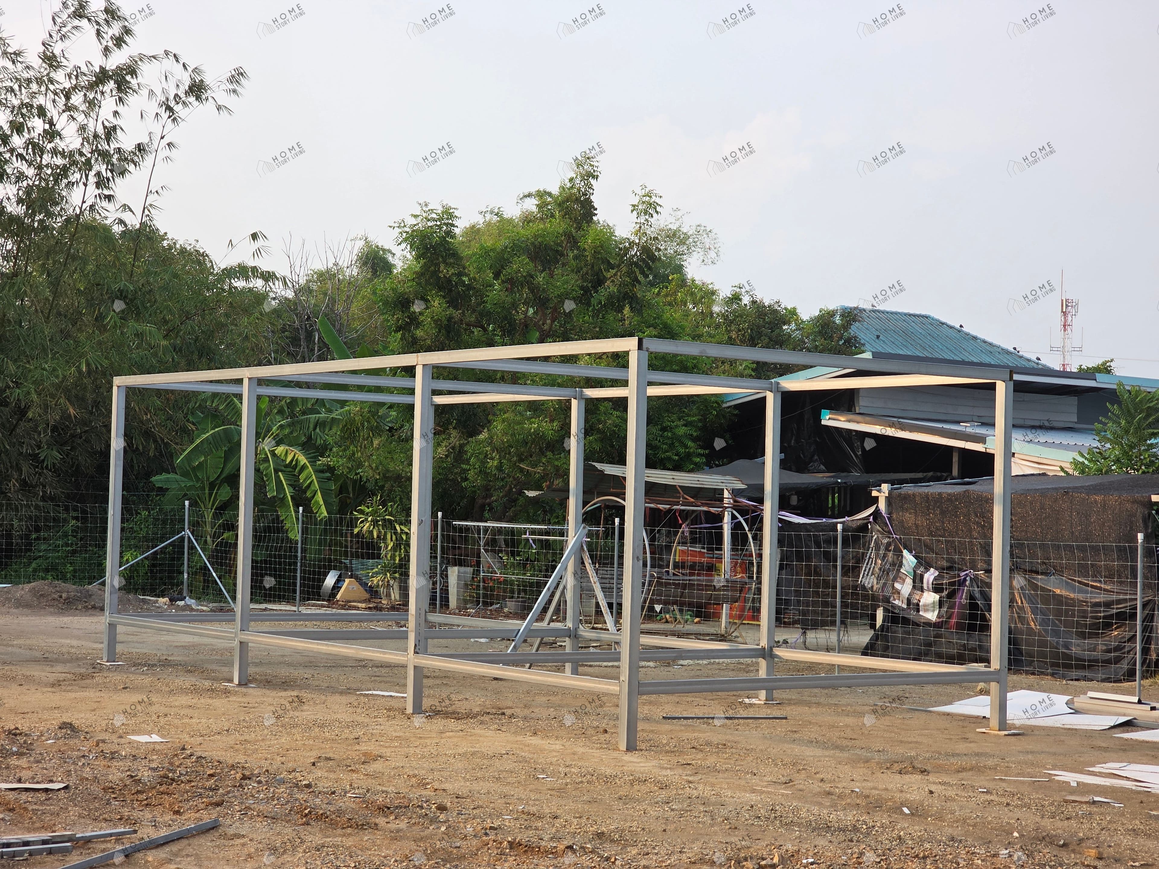 Home Story Living (โฮม สตอรี่ ลิฟวิ่ง) สร้างบ้านสำเร็จรูป บ้านน็อคดาวน์ นครศรีธรรมราช ห้วยปริก ฉวาง