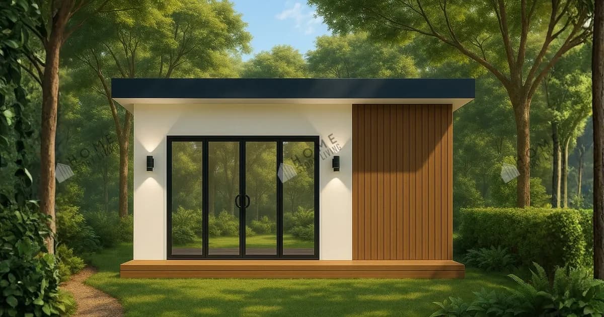 ภาพภายนอกแบบบ้าน Bloc 02 พื้นที่ใช้สอย 18 ตร.ม.