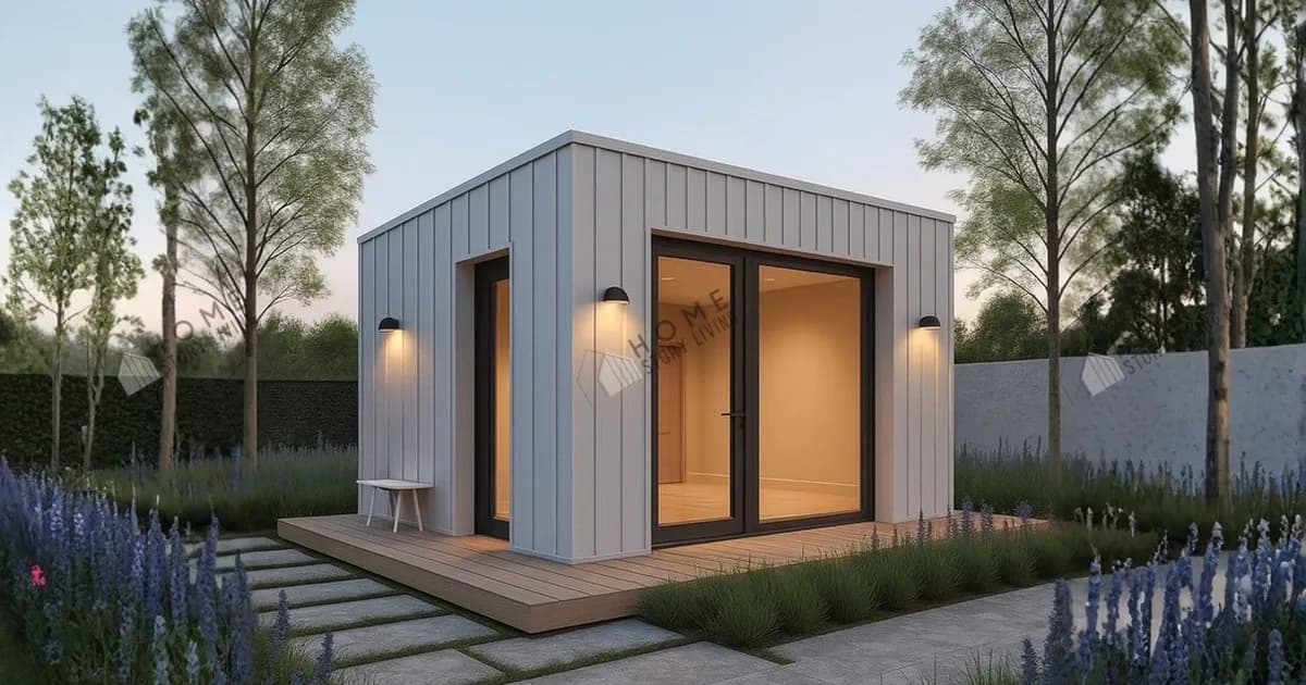 ภาพภายนอกแบบบ้าน Simple Minimal 02 พื้นที่ใช้สอย 16 ตร.ม.