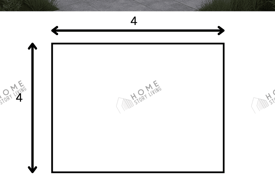 แปลนบ้าน Simple Minimal 02 ขนาด 4 × 4 เมตร