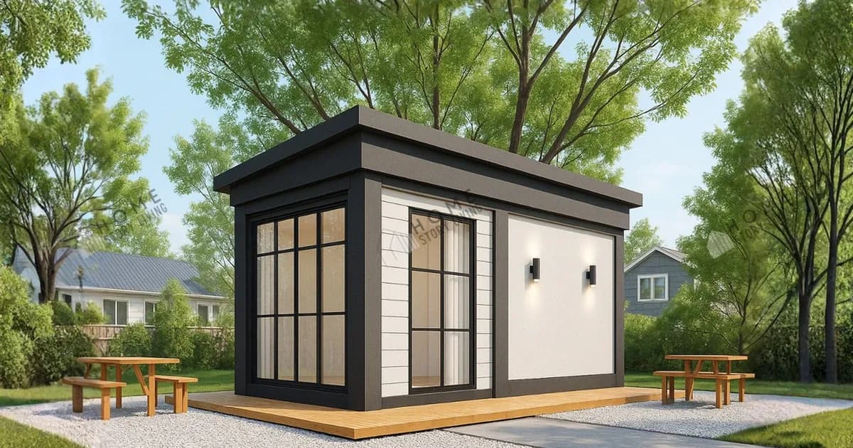ภาพภายนอกแบบบ้าน Simple Minimal 03 พื้นที่ใช้สอย 18 ตร.ม.