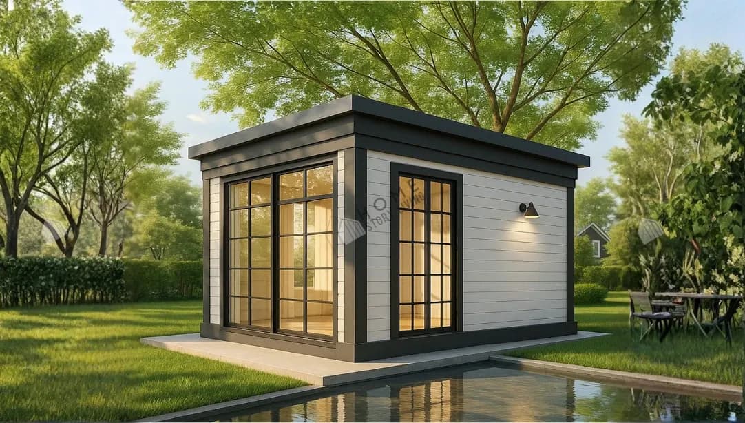 ภาพภายนอกแบบบ้าน Simple Minimal 04 พื้นที่ใช้สอย 18 ตร.ม.
